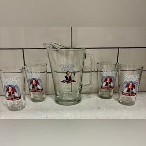 Samuel Adam’s Glass Pitcher and Pint Glass Set